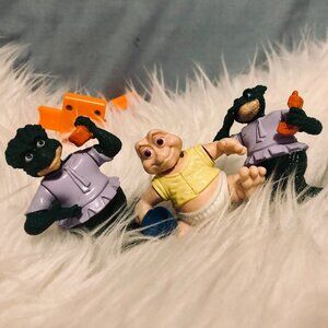 1992 McDonald’s Dinosaurs Baby Sinclair & Classmates Lot Jim Henson Figures